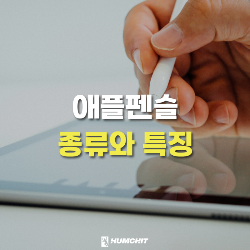 애플펜슬 종류와 특징, 호환되는 아이패드 확인하기