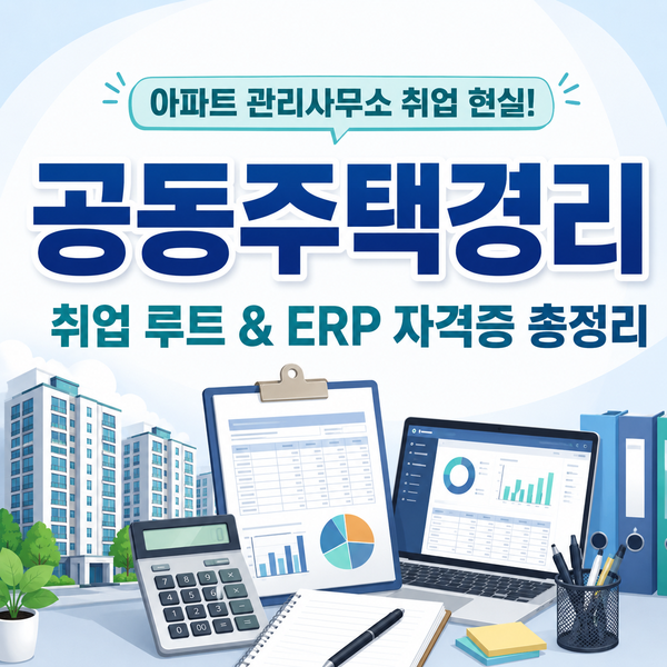 아파트 관리사무소 취업 현실! 4050 여성 우대하는 '공동주택경리' 필수 자격증 2가지