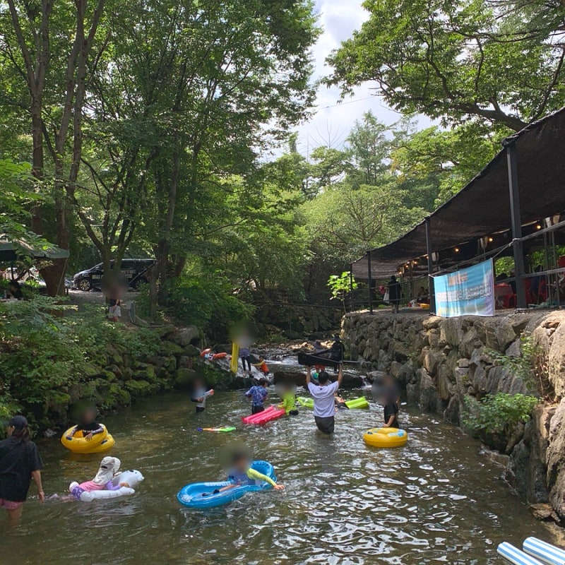 서울 근교 남양주 계곡 식당 맛집 :: 물놀이 당일치기 추천 숲속가든 후기