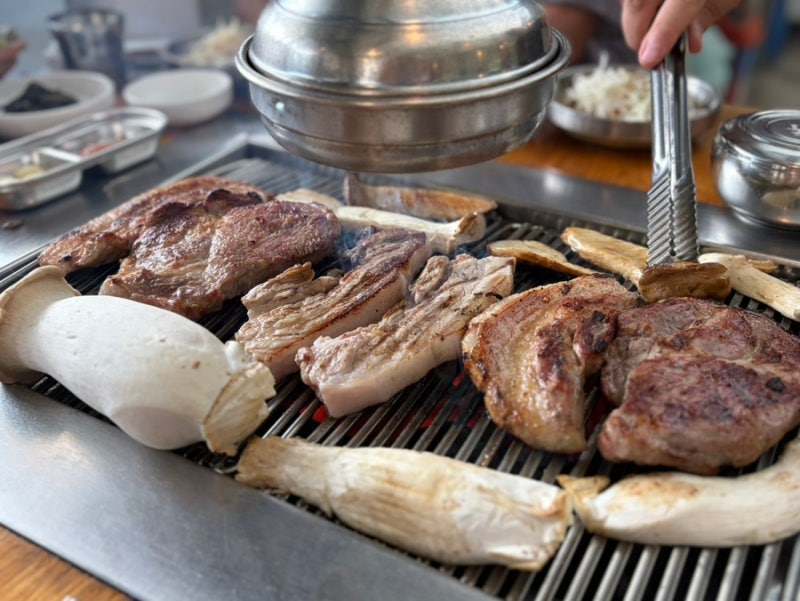 의왕 야외 삼겹살 맛집 OK목장 야외 바베큐 제대로 즐기기 좋은 백운호수공원맛집