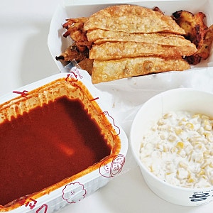 신전떡볶이 맵기 중간맛 신메뉴 콘버터 주문 후기