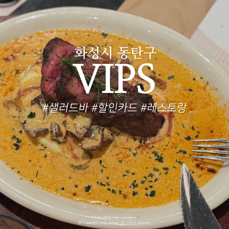 동탄 롯데백화점 빕스 샐러드바 할인카드 메뉴 총정리