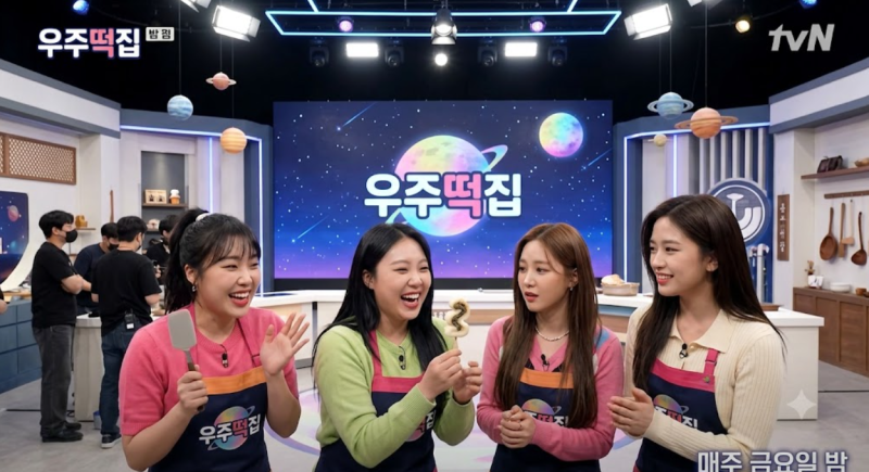 우주떡집 출연진 방송시간 콘셉트 총정리 (나영석 tvN, 지구오락실 스핀오프)
