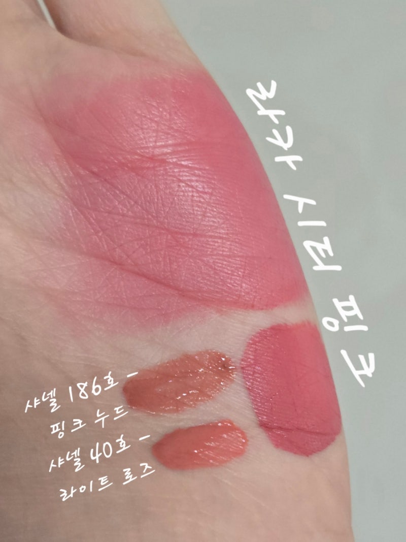 라카 트윈립 시티핑크 후기｜샤넬 저렴이? 묻어남 없는 K뷰티 듀오 립 (with 샤넬 172호 라이트....