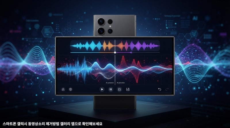 스마트폰 갤럭시 동영상소리 제거방법 갤러리 앱으로 확인해보세요