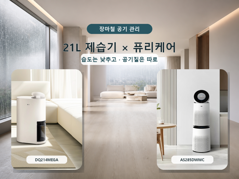 LG 휘센 제습기 21L 퓨리케어 같이 써야 할까? 역할·사용 순서 총정리 (구매·가격·설치·에너....
