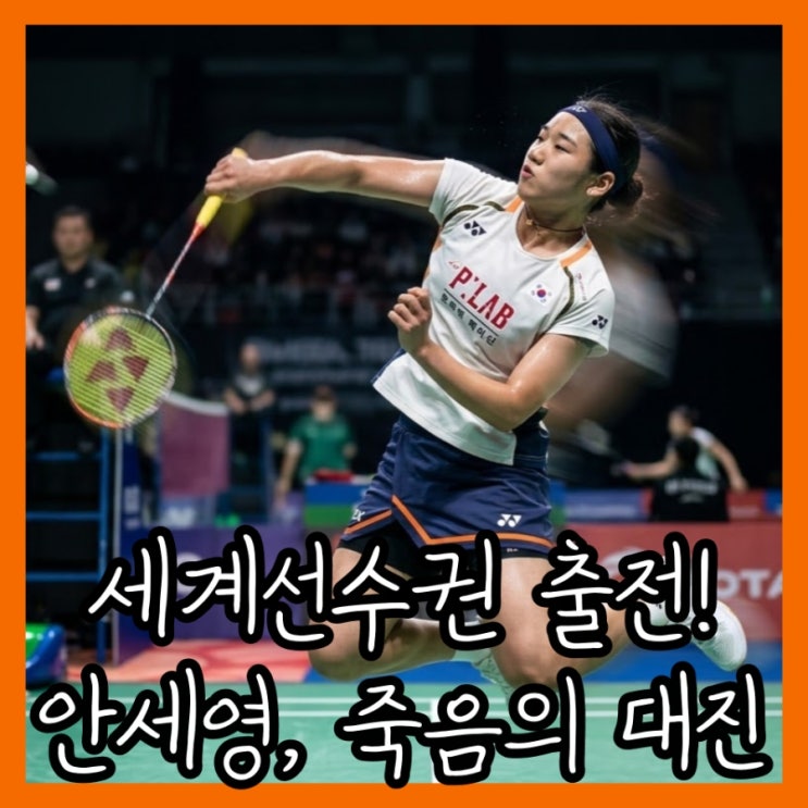 <b>안세영</b> 죽음의 대진표 확정, 2026 세계선수권 여자 단식 관전 포인트