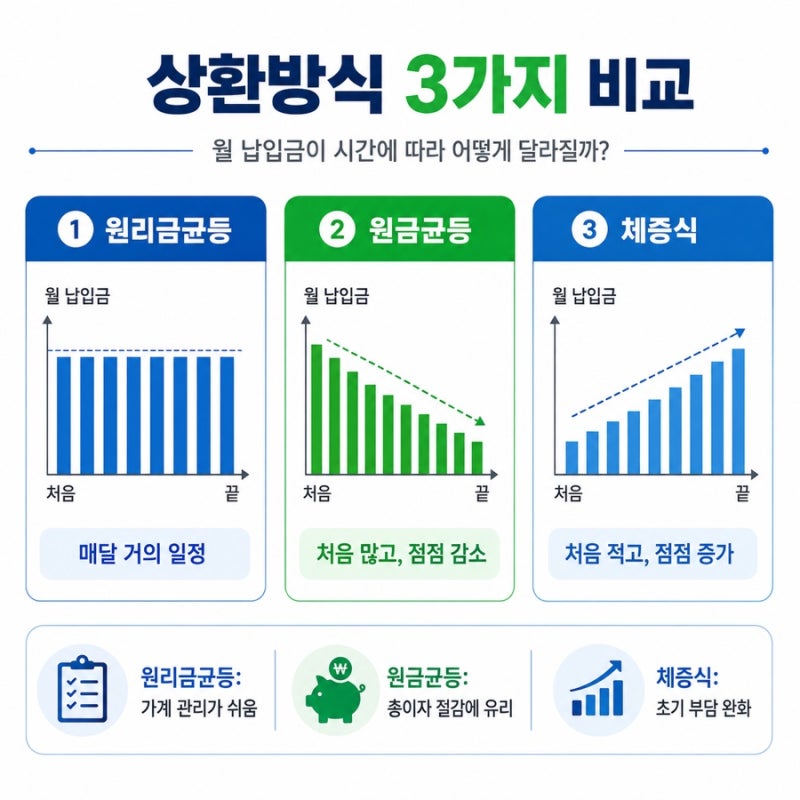 체증식 분할상환 뜻, 30년·40년·50년 뭐가 유리할까?