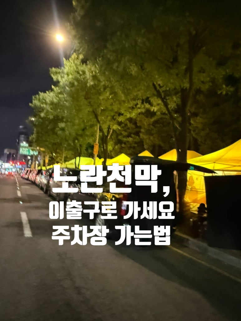 동대문 새빛시장 주차장과 가는 법｜노란천막 가까운 DDP역 출구