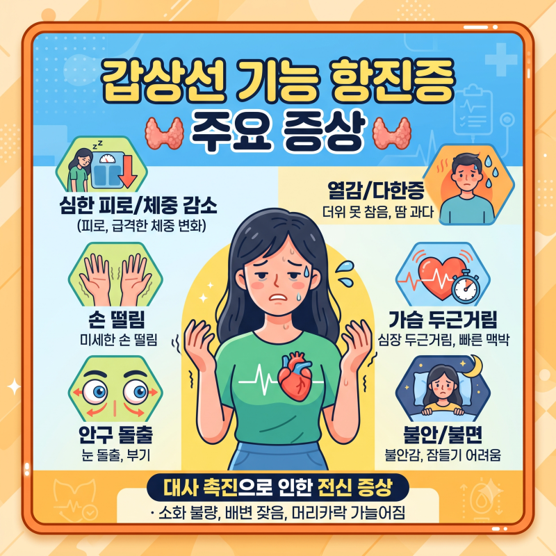 갑상선 기능항진증 "밤잠 설치고, 이유없이 심장이 두근거려요" 진료 받아야 하는 이유