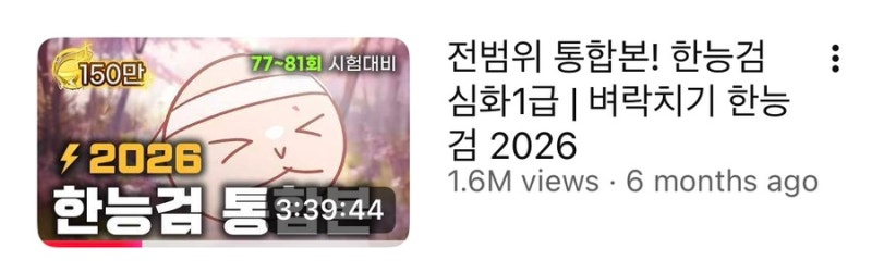 공부돼지로 한능검 돈안내고 6일만에 92점 받은 법 (당신도 사실 노베가 아닐수도 있음)