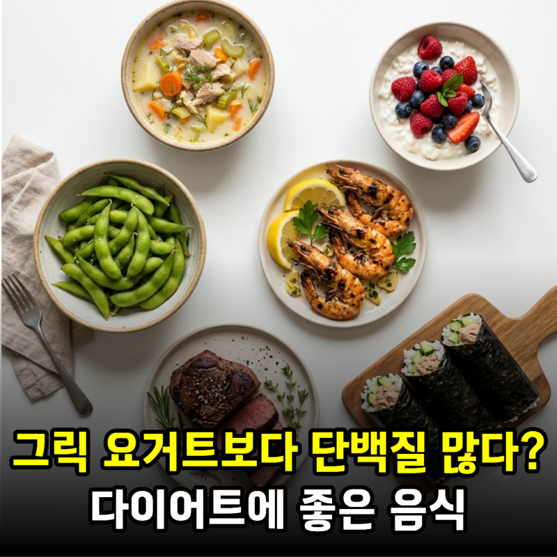 그릭 요거트보다 단백질 많다? 다이어트에 좋은 음식 6가지