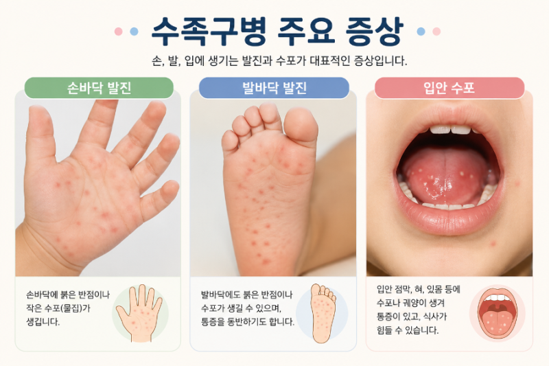 수족구병! 증상부터 집에서 대처하는 방법
