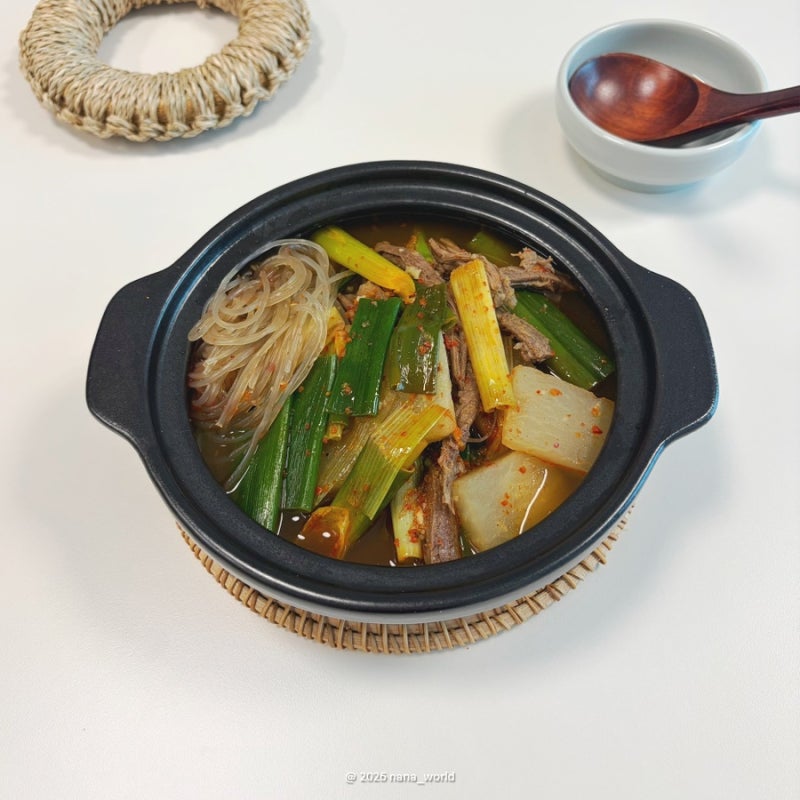 소고기 육개장 끓이는 법, 양지머리 푹 고아 대파 듬뿍 넣은 대파육개장 레시피