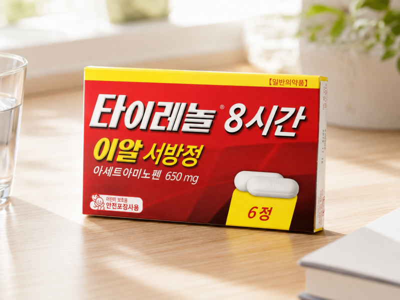 타이레놀 8시간 이알서방정, 진짜 8시간 갈까요? 효능부터 복용법까지 한 번에 정리해요