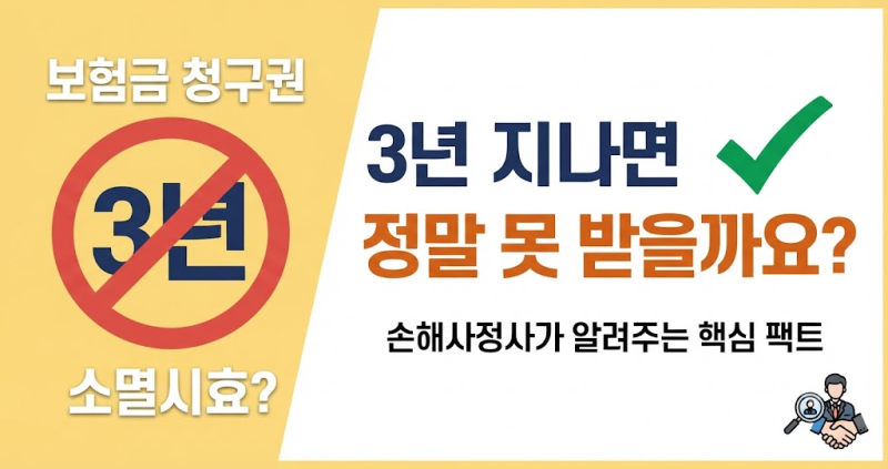 보험금 청구권 소멸시효, 3년 지나면 정말 못 받을까요?