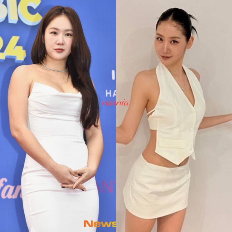 유러피안 샐러드로 20kg 감량한 소유 다이어트 전후 비교