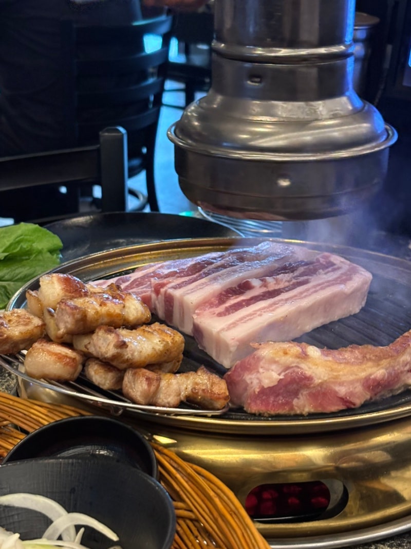 논현역 회식장소 꼰대김부장고기집, 구워주는 삼겹살, 연말 회식장소 추천