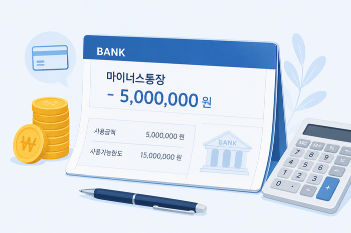 마이너스통장 쓰고 있다면? 신용점수 떨어지는 이유와 이자 관리법