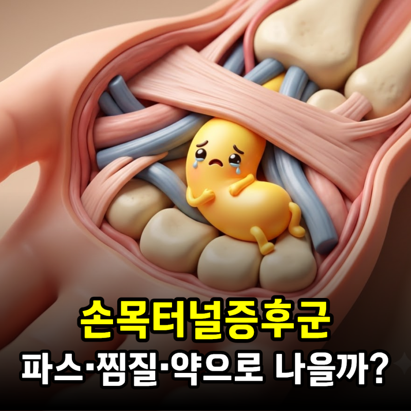 손목터널증후군, 파스·찜질·약으로 나을까? 수술이 필요한 경우