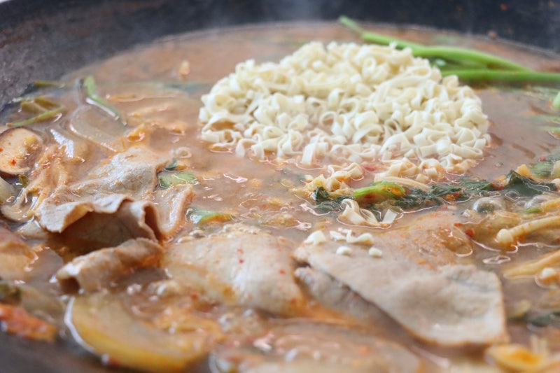 멸치칼국수 활용 등촌 샤브칼국수 레시피