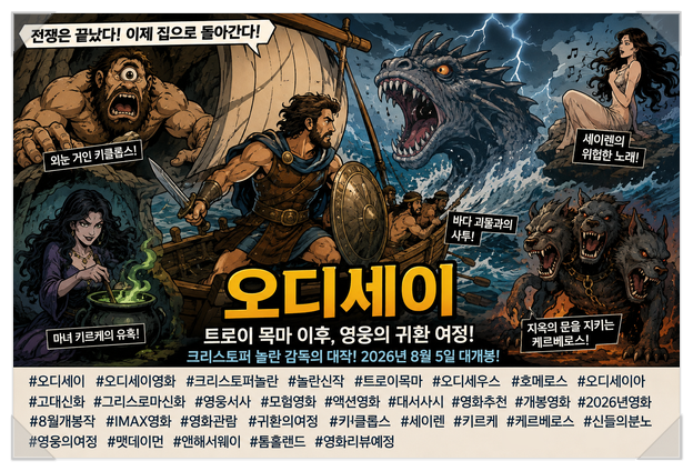 트로이 목마 이후, 오디세우스에게 무슨 일이 벌어졌을까? _ 크리스토퍼 놀란의 《오디세이....