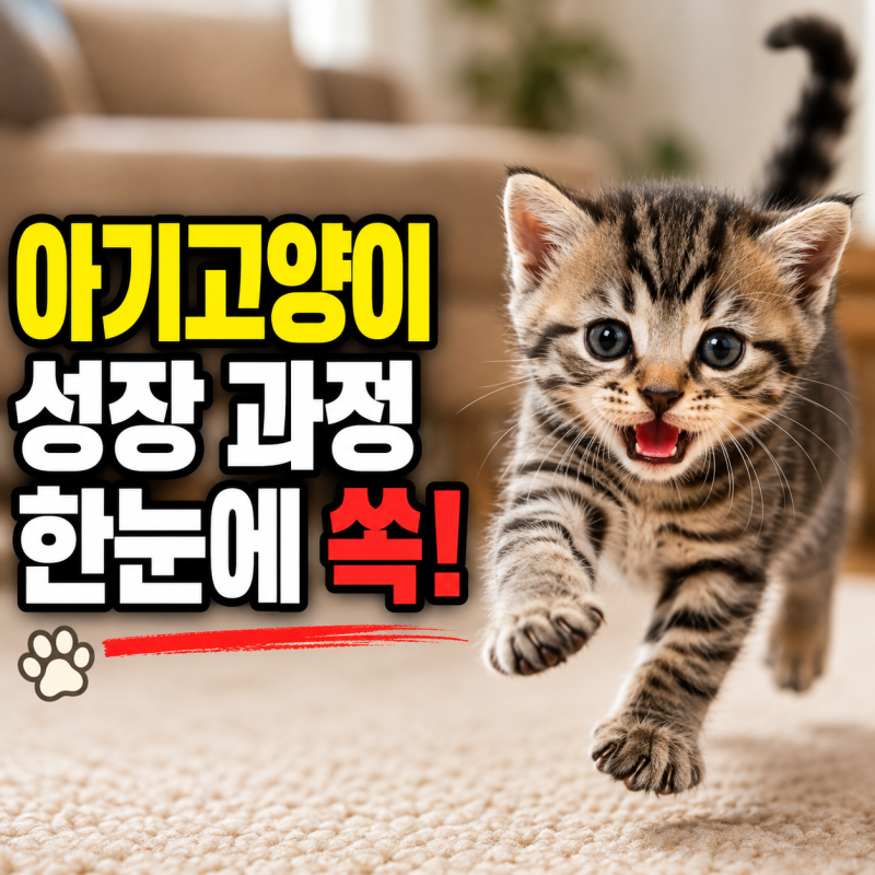 아기 고양이 새끼 성장 과정 고양이 특징 고등어태비 성격 알아보기