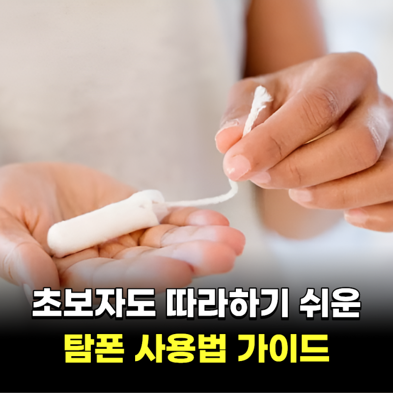 초보자도 따라하기 쉬운 탐폰 사용법 가이드