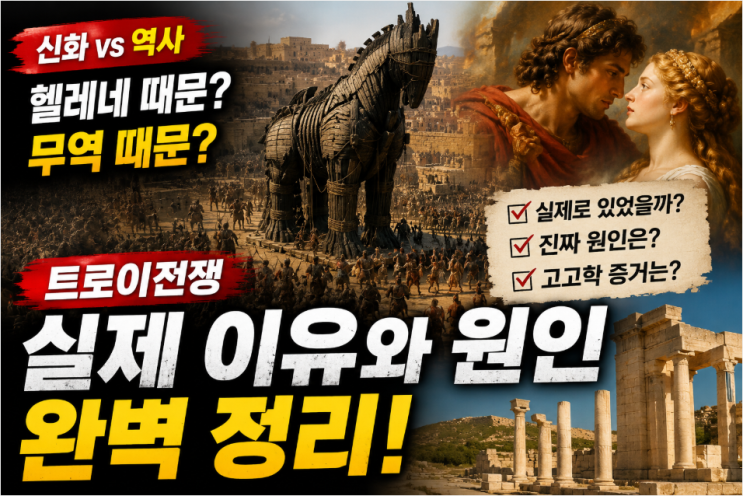 <b>트로이전쟁</b> 실제 이유와 원인 "헬레네 때문이 아니라 무역 때문이었....