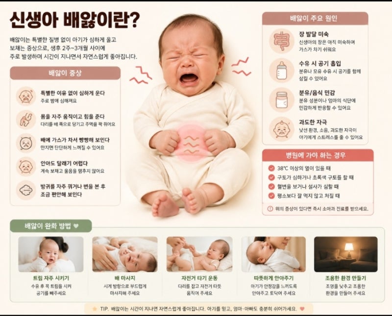 신생아 배앓이, 역류(게워냄) 대처방법 | 한달동안 직접 겪고 정착한 방법
