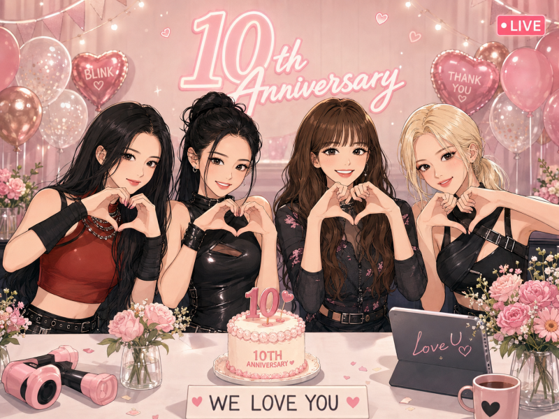 BLACKPINK Reunites for 10th Anniversary: From a 40-Person Fan Event to Weverse Live