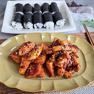 충무김밥 만들기 김밥 종류 충무김밥 무김치 오징어 무침 만드는 법