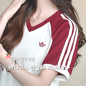 ˚ʚ 여름 아디다스 반팔 티셔츠 모음 위시리스트 ・ ₊˚✧.ɞ / 여름위시리스트 여자여름코디....