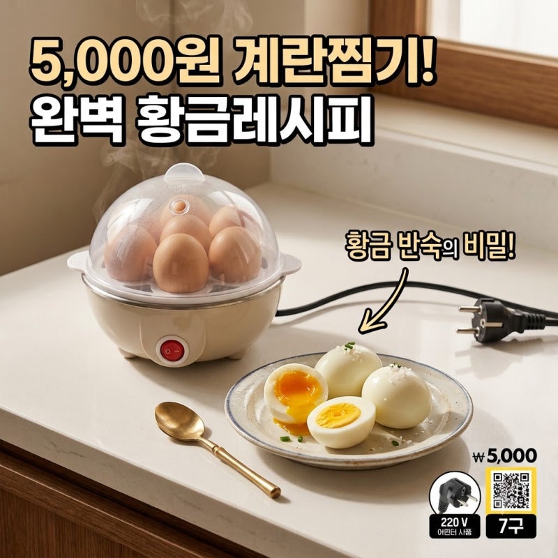 다이소 계란찜기 사용법 총정리｜가격·전자레인지 시간·계란 물 비율