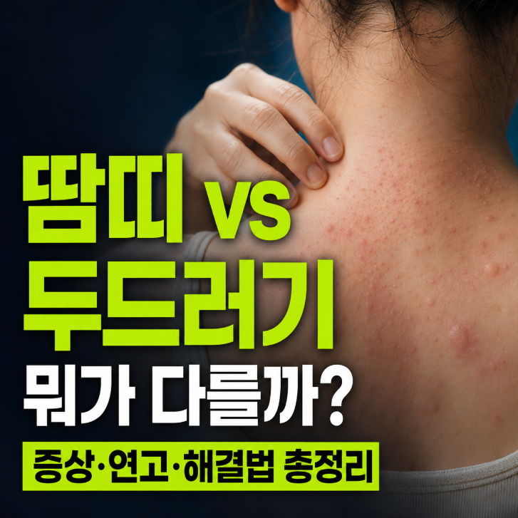 땀띠 vs 두드러기, 뭐가 다를까? 증상·연고·해결법 총정리