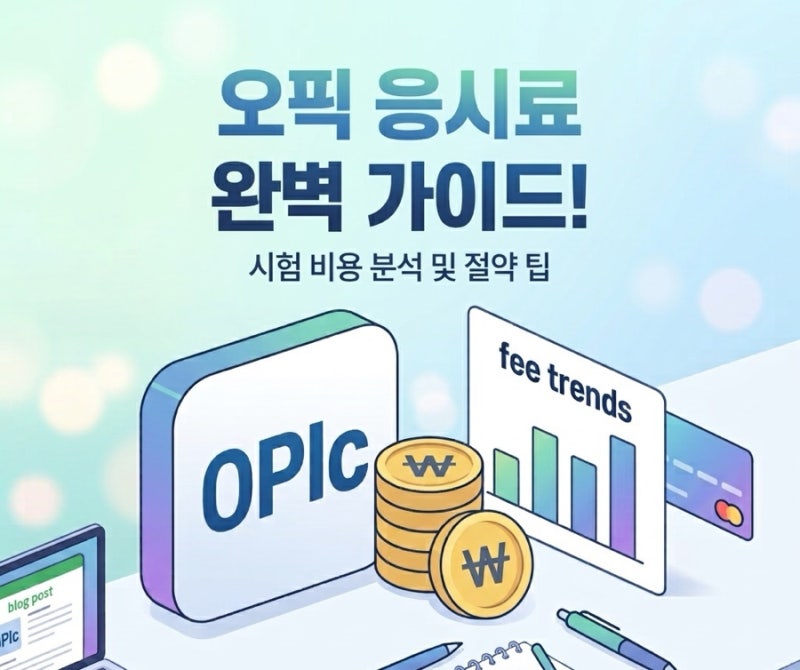 오픽 접수부터 오픽 응시료까지 한번에 싹~다 알려드림!