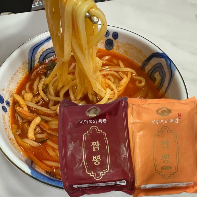 [컬리] 이연복 목란짬뽕 후기 | 오리지널, 마일드 2종 리뷰