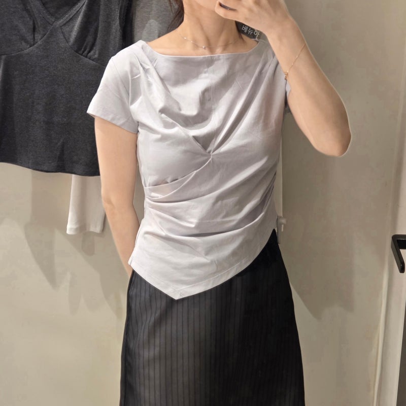 미쏘 세일 티셔츠, 입어보니 다 예뻤지만 건진 옷은?