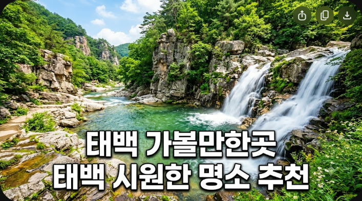 태백 가볼만한곳 시원한 대표 명소 추천