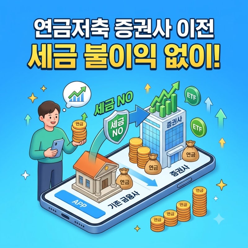 연금저축펀드 증권사 이전, 세금 불이익 없이 하는 법