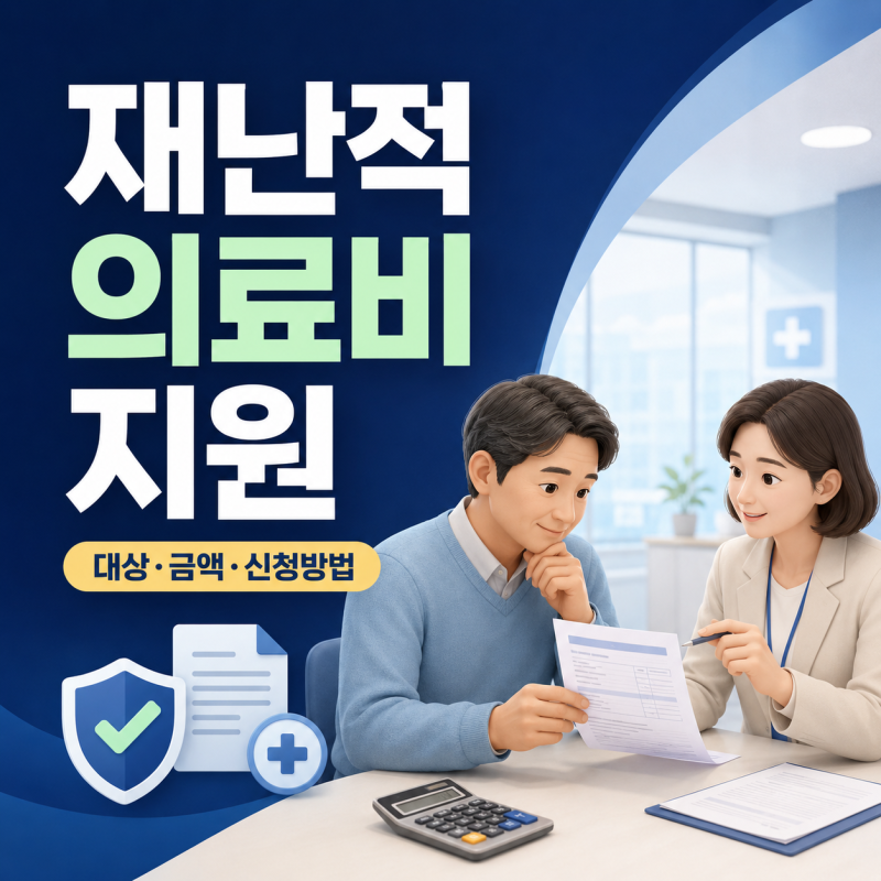 재난적의료비 지원 신청, 병원비 많이 나왔다면 대상부터 확인하세요