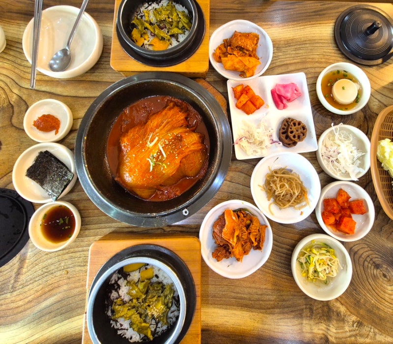 [제주도 서귀포 맛집] 제주 서귀포 아침식사로 추천하는 중문고등어쌈밥 단체식사 가능한 제....