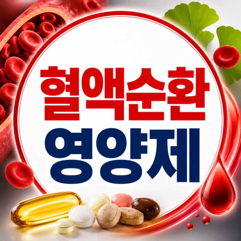 혈액순환 영양제, 오메가3부터 은행잎추출물까지 어떤 성분이 좋을까?