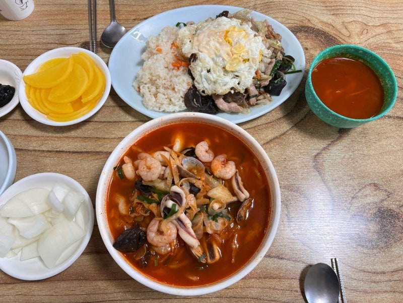 군산 현지인 짬뽕 탕수육 맛집 제일원 짬뽕,잡채밥,탕수육 후기