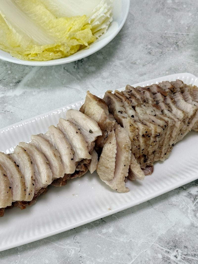 스타우브 무수분 수육 레시피