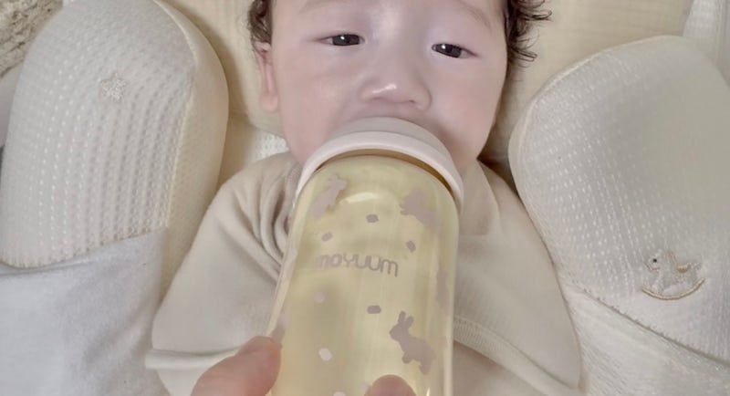 신생아젖병추천 모윰 PPSU 젖병 4개월아기 리얼핏 젖꼭지 사용후기