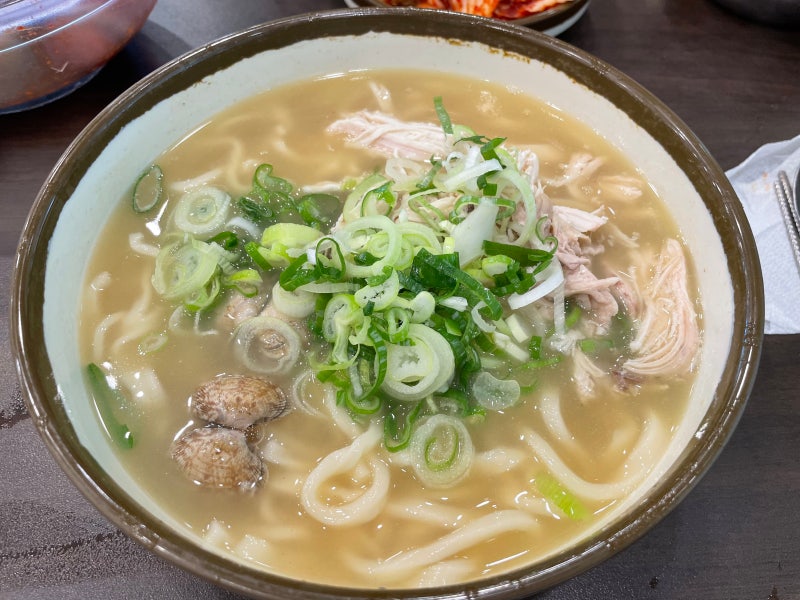 일산 맛집 일산칼국수 본점 닭칼국수 웨이팅 주차 후기