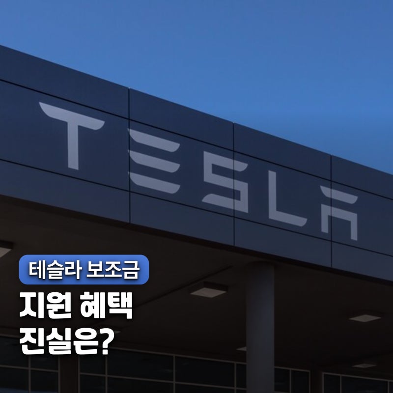 "지원해준대 놓고 가격을 올려?" 테슬라 전기차 보조금 지원, 진실은?