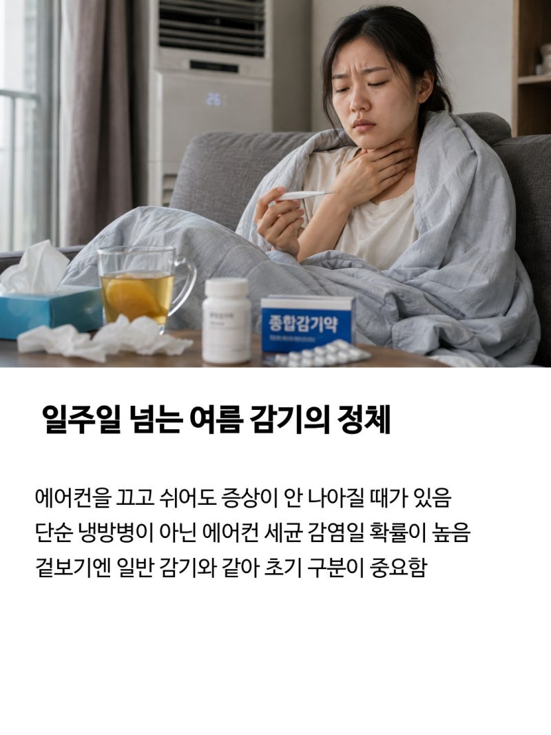 여름 감기 빨리 낫는법 증상 에어컨 바람 감기 걸리는 이유