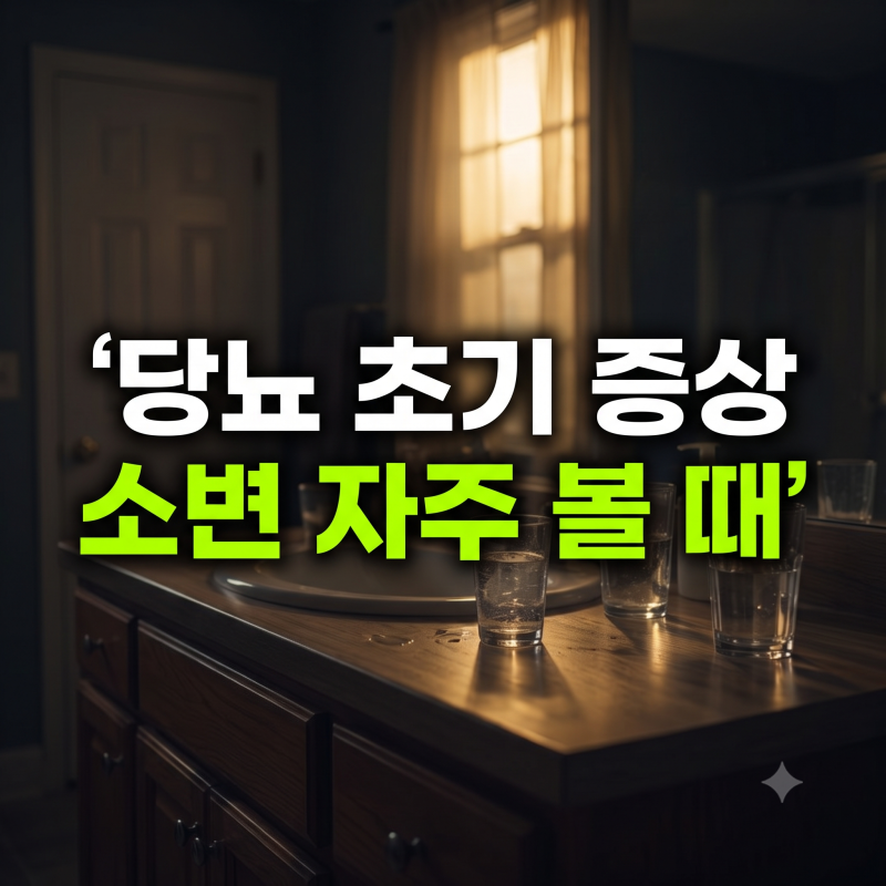 당뇨 초기증상 놓치기 쉬운 신호! 피부 가려움 소변 변화 총정리